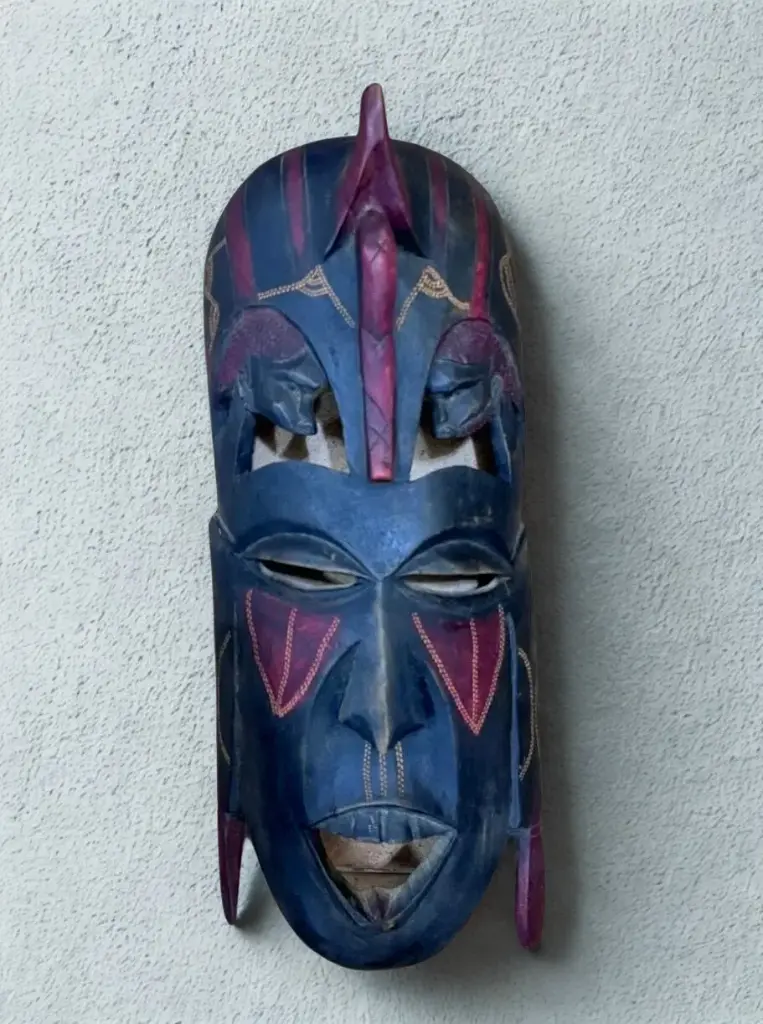 Mahogany Dark Wood Namibian Mask