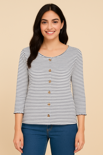 [AA008] Stripe Top