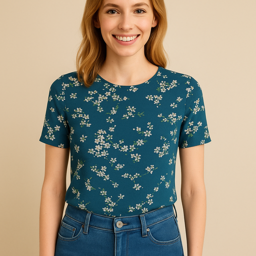[AA010] Floral Top
