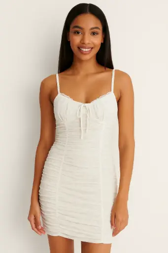 [AA011] Ruched Dress